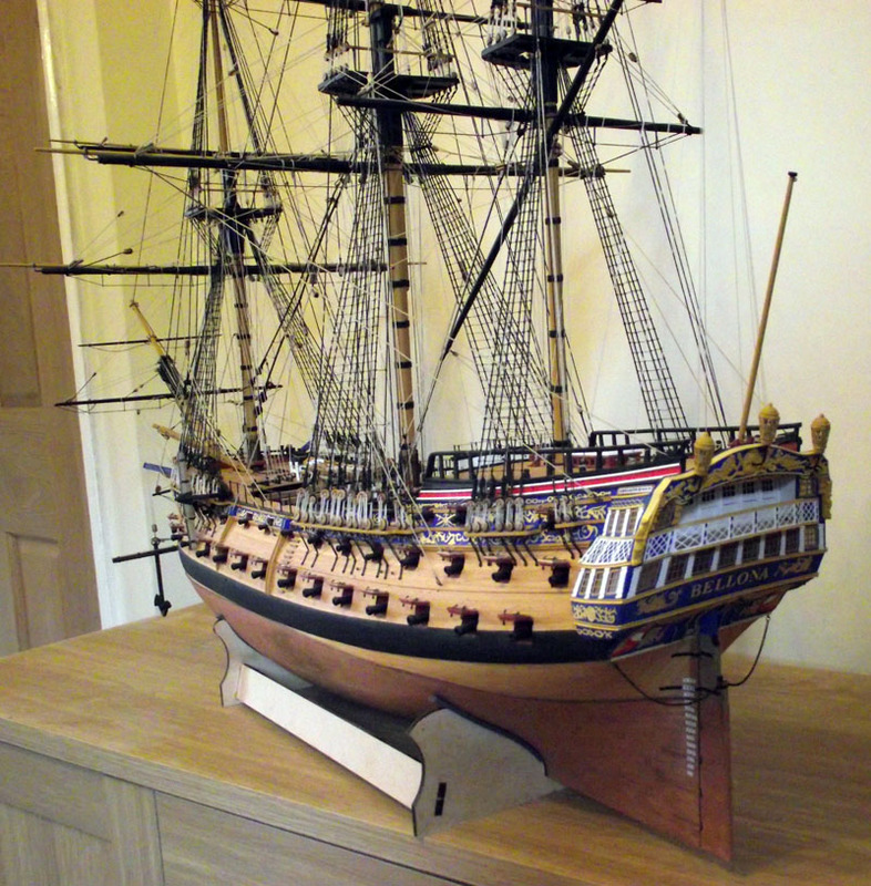  1787 74 Gun Ship 1 72 Amati Model Boat Pictures to pin on Pinterest